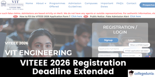VITEEE 2026 Deadline Extended; Apply by April 12 @vit.ac.in